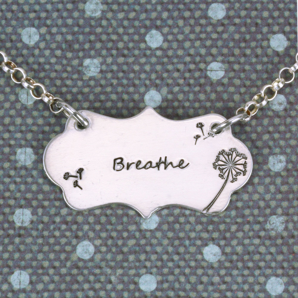 Metal Stamping Tools Advantage Series 'Breathe' Metal Design Stamp Guaranteed on Stainless Steel